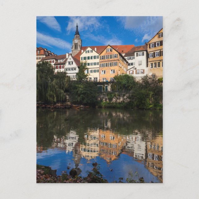 Postal Edificios a lo largo del río | Alemania (Anverso)