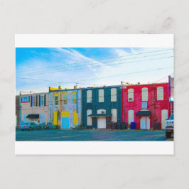 Postal Edificios coloridos de Benson
