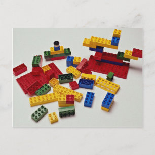 Postal Edificios coloridos para los niños