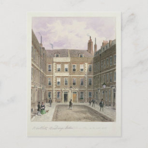 Postal Edificios de Bartlett, Holborn, 1838