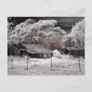 Postal Edificios de granjas Derelict escénicos