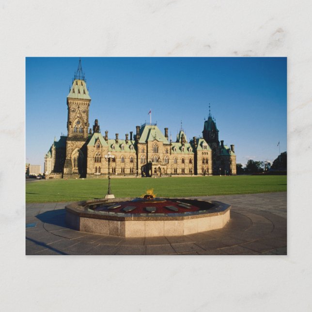 Postal Edificios del Parlamento, Parliament Hill, Ottawa, (Anverso)