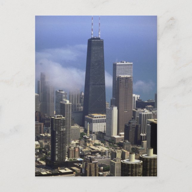 Postal Edificios, vista desde lo alto de Sears Tower, Chi (Anverso)