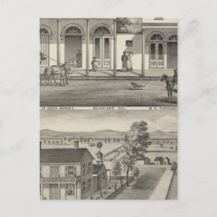 Postal Edificios Woodland, Yolo