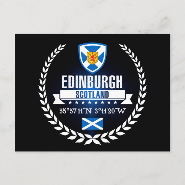 Postal Edimburgo (Anverso)
