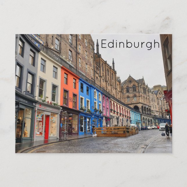 Postal Edimburgo - Calle Victoria (Anverso)