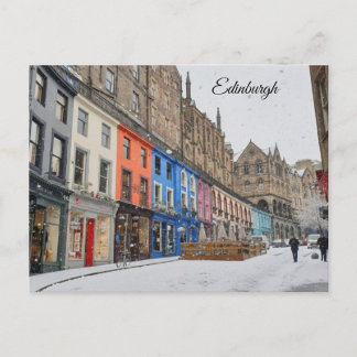 Postal Edimburgo - calle Victoria