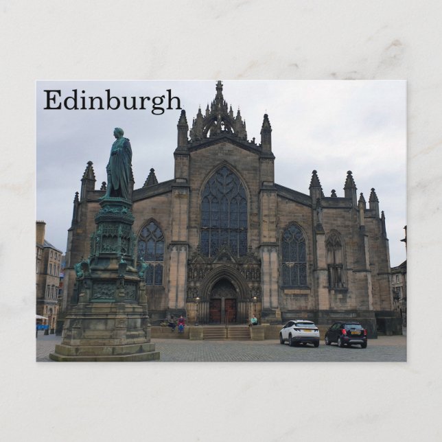 Postal Edimburgo - Catedral de St Giles (Anverso)