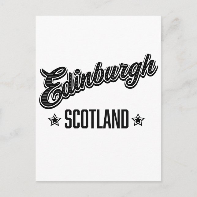 Postal Edimburgo Escocia (Anverso)