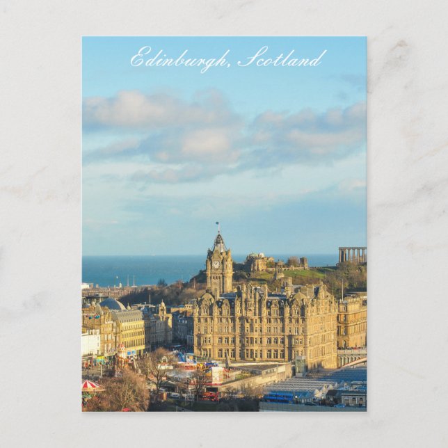 Postal Edimburgo, Escocia (Anverso)