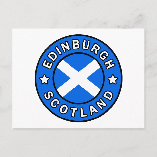 Postal Edimburgo Escocia (Anverso)