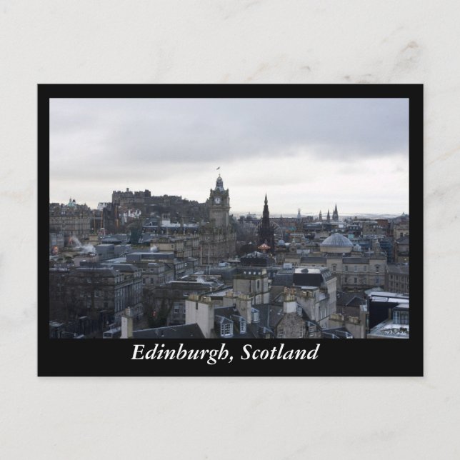 Postal Edimburgo, Escocia (Anverso)
