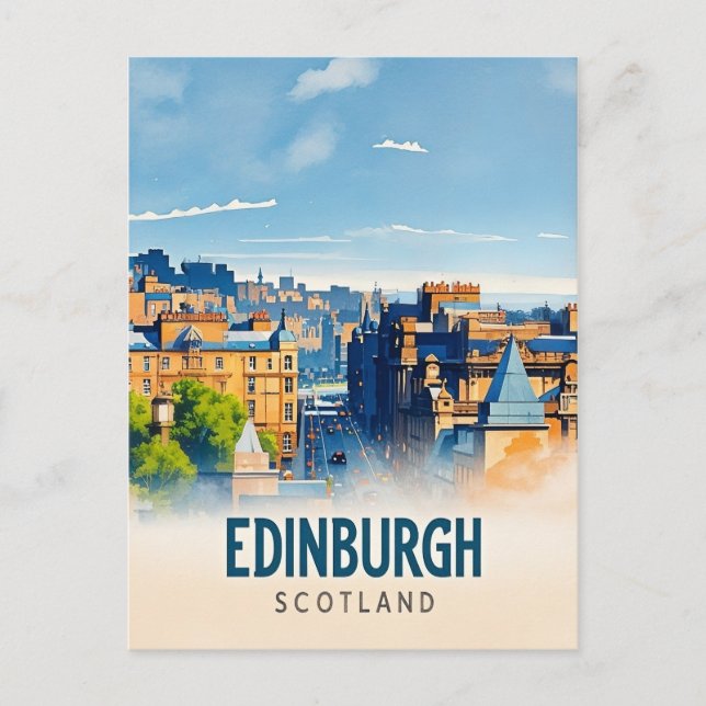 Postal Edimburgo Escocia (Anverso)