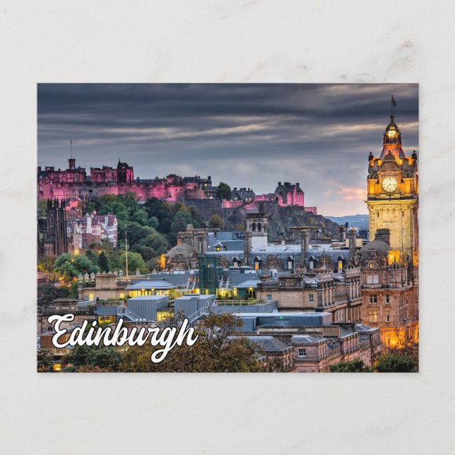 Postal Edimburgo, Escocia, Reino Unido (Anverso)