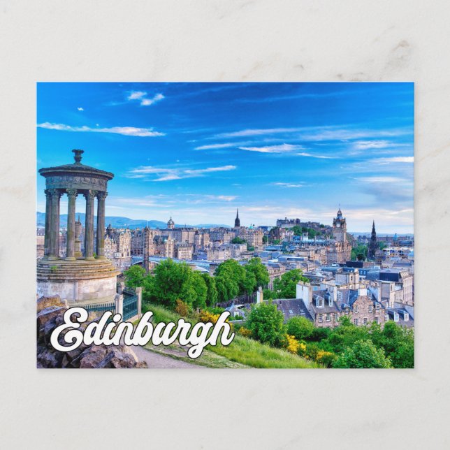 Postal Edimburgo, Escocia, Reino Unido (Anverso)