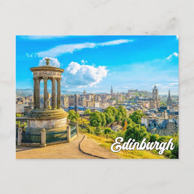 Postal Edimburgo, Escocia, Reino Unido (Anverso)