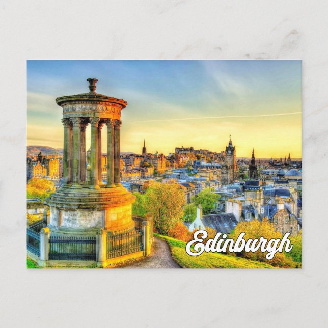 Postal Edimburgo, Escocia, Reino Unido (Anverso)