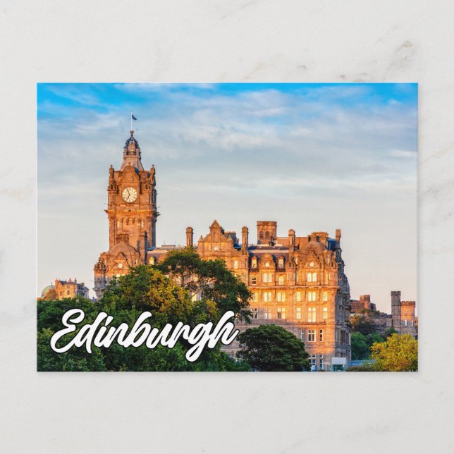 Postal Edimburgo, Escocia, Reino Unido (Anverso)