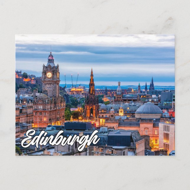 Postal Edimburgo, Escocia, Reino Unido (Anverso)