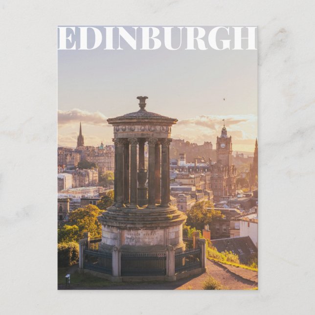 Postal Edimburgo, Escocia, Reino Unido (Anverso)