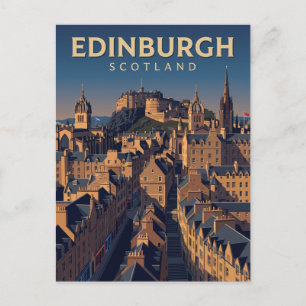 Postal Edimburgo Old Town Escocia