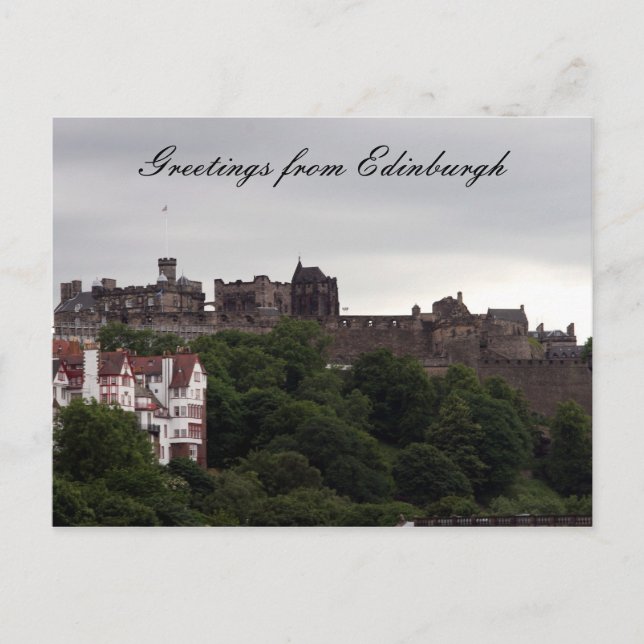 Postal edinburgh gris (Anverso)
