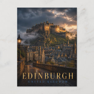 Postal Edinburgh Reino Unido Castillo de Edimburgo REALMS