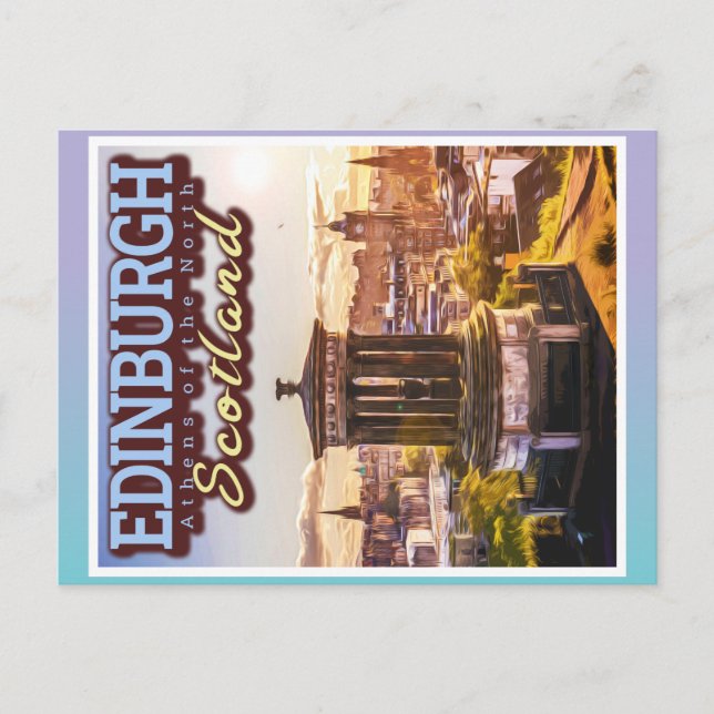 POSTAL EDINBURGH SCOTLAND - LOS ATENAS DEL NORTE (Anverso)