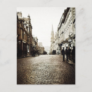 POSTAL EDINBURGH SCOTLAND MAYBOLE STREET SCENE 1910