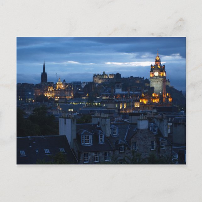 Postal Edinburgh Skyline (Anverso)