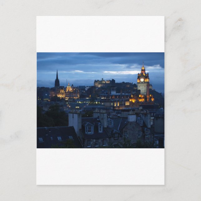 Postal Edinburgh Skyline (Anverso)