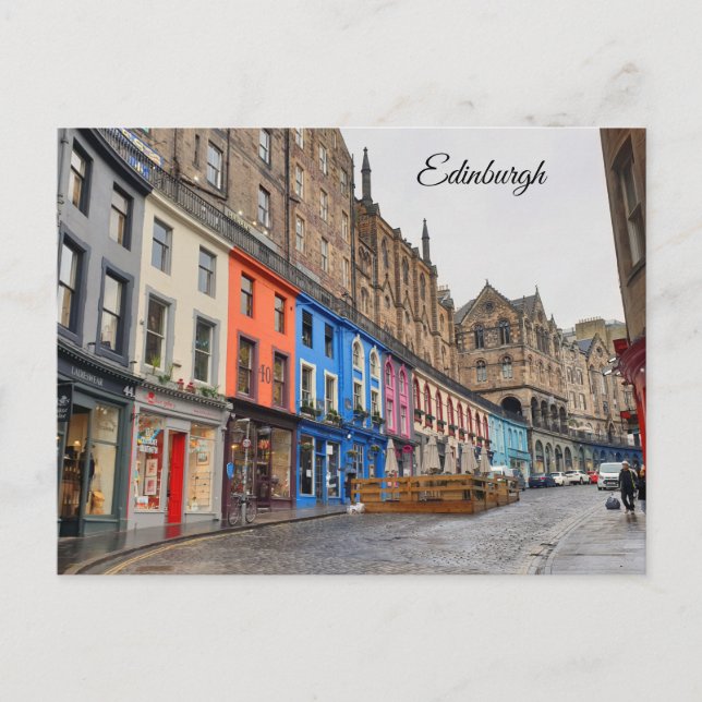 Postal Edinburgh - Victoria Street (Anverso)