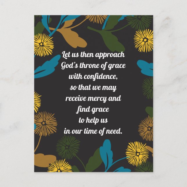 Postal editable Dandelion black ver (Anverso)