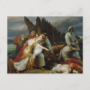 Postal Edith Finding the Body of Harold, 1828