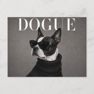 Postal Editorial de Lujo de Boston Terrier