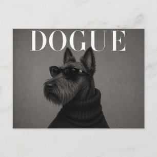 Postal Editorial de lujo del Terrier Escocés