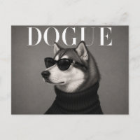 Editorial de moda de lujo de Alaskan Malamute