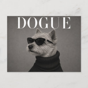 Postal Editorial de moda de lujo de Norwich Terrier