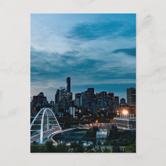 Postal Edmonton, Canadá (Anverso)