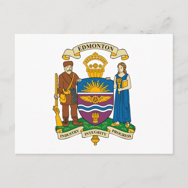 Postal Edmonton Coat of Arms (Anverso)