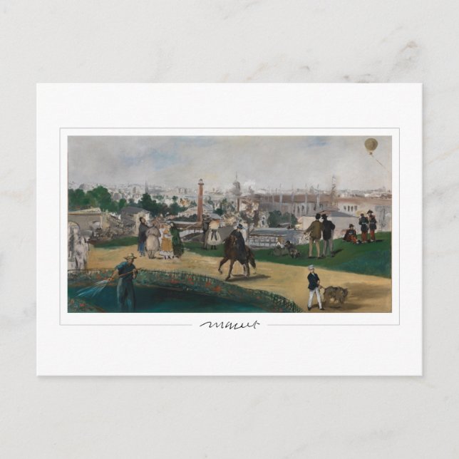 Postal Édouard Manet #128 - Arte fino (Anverso)