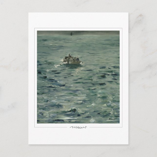 Postal Édouard Manet #12 - Bella Artes (Anverso)