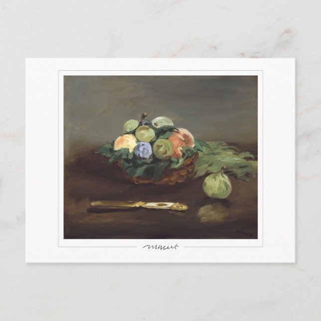 Postal Édouard Manet #168 - Bella Artes (Anverso)