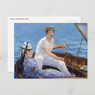 Postal Edouard Manet - Bote