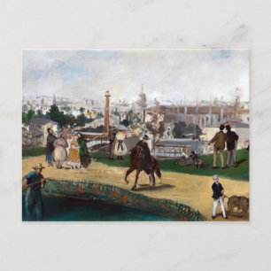 Postal Édouard Manet, de la Exposición Mundial de 1867