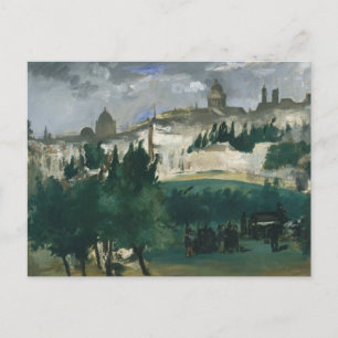 Postal Edouard Manet - El Funeral