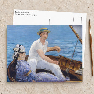 Postal Edouard Manet - Embarcación