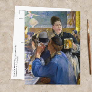Postal Edouard Manet - Esquina de un Café-Concert