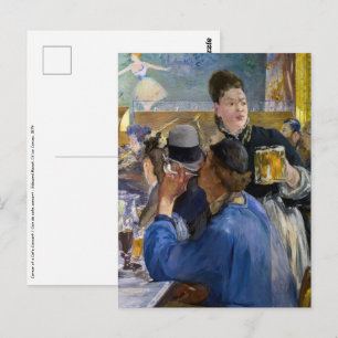 Postal Edouard Manet - Esquina de un Café-Concert