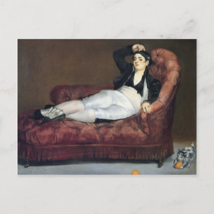 Postal Edouard Manet - La barca de Dante